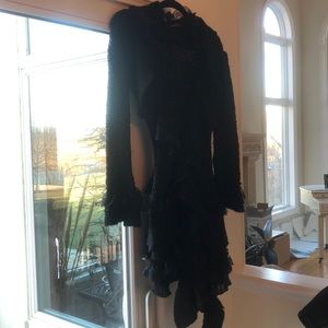 John fashion long lace sweater runs small